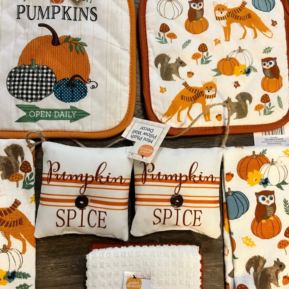 8 PC Fall Kitchen‎ Accessories NEW